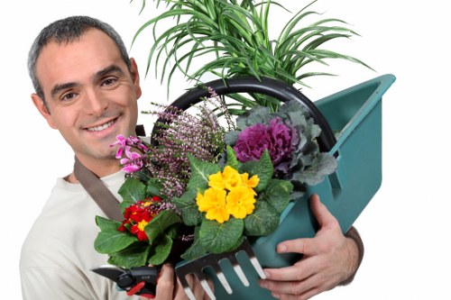 Charity reuse partnership collecting surplus landscaping materials